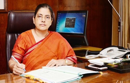 Ms. Ravneet Kaur, Additional Secretary has been appointed as the Chairperson and Managing Director